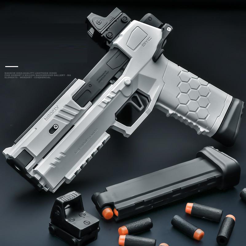 AimMaster Sponge Bullet Toy Gun (Deagle/Glok/Uzi SMG/Gyko/Sniper/M416/AK47/AWM)