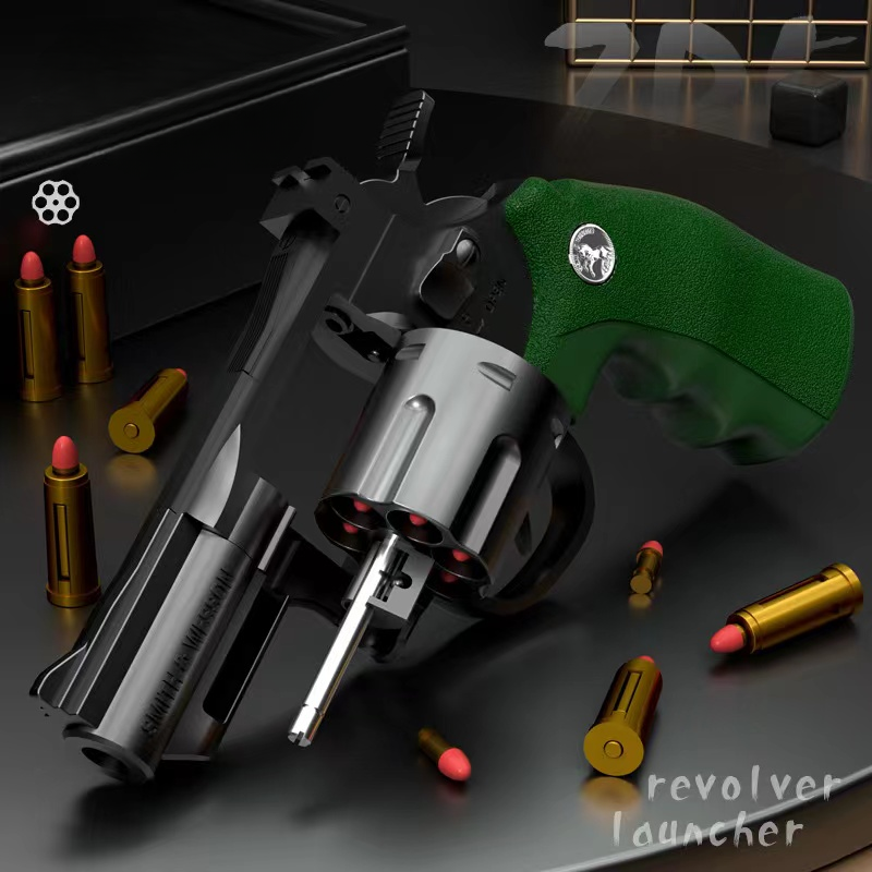 Double Action (Semi-auto) Revolver Toy Pistol